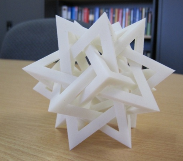 联锁的金字塔 3D打印模型渲染图